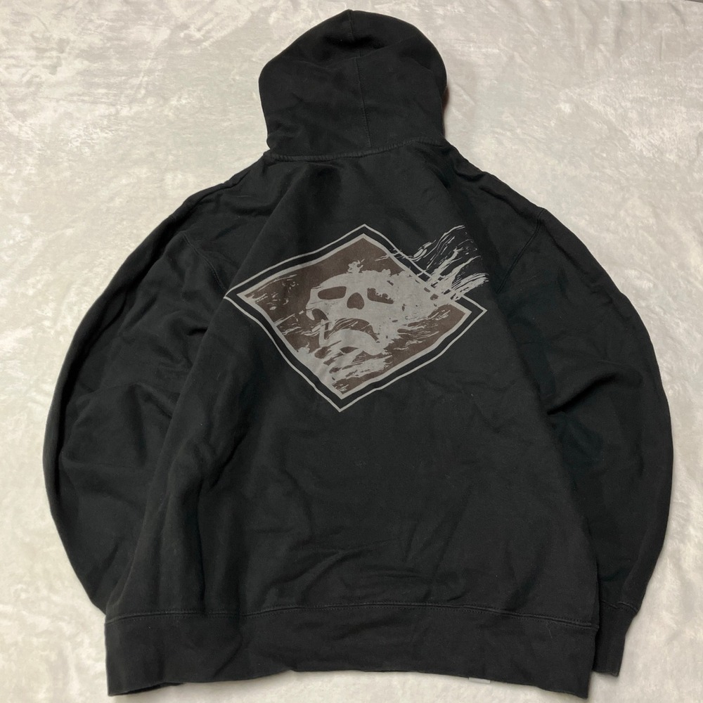 Bungie Destiny Video Game Graphic Skull Logo Hoodie Promo Black Mens Large